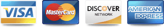 Accepted payment cards